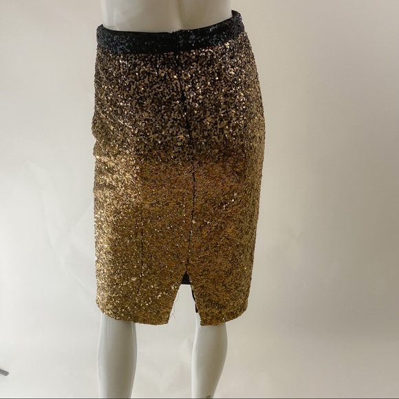 Nikibiki sequin gold ombre pencil skirt - Picture 3 of 3